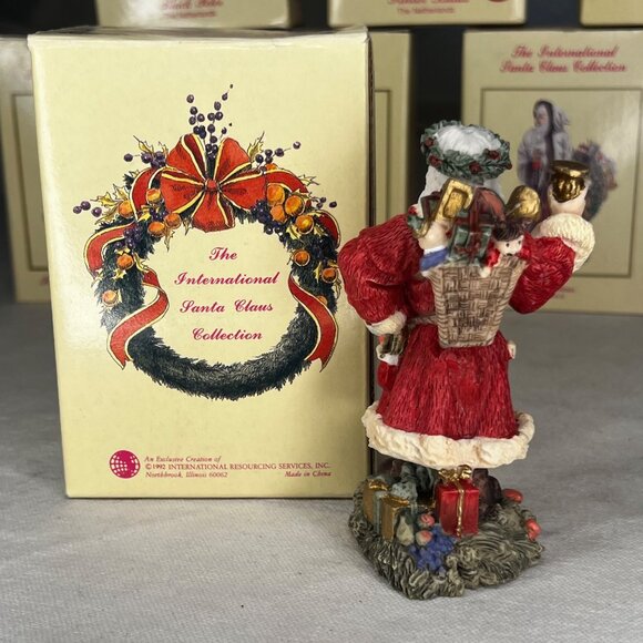 The International Santa Claus Collection Father Christmas England Figurine 1992 - Picture 4 of 11